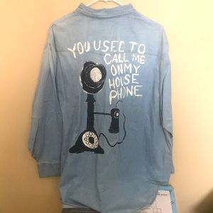 Light blue denim shirt